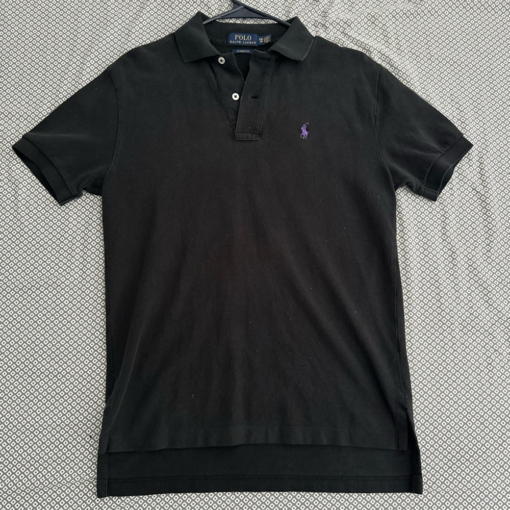 Polo Ralph Lauren Classic Fit Mesh Men Polo Black XS